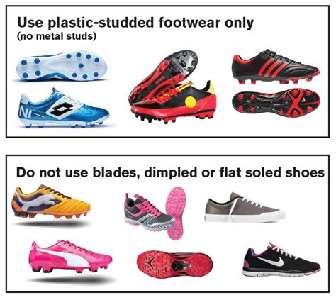 3g football pitch footwear